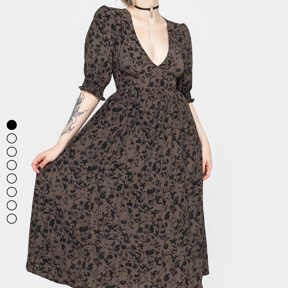 Disturbia Floramancy Midi Dress